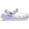 Klasické ležérní unisexové bílo-fialové Sandály „White Purple“