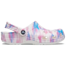 Klasické ležérní unisexové sandály v bílé, růžové a modré barvě „White Pink Blue“