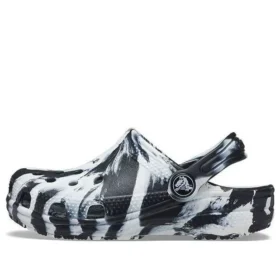 Klasické marbled nazouváky „Black White“