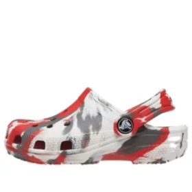 Klasické marbled nazouváky „White Red Grey“