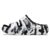Klasické marbled sandály Cozzzy „Black White“