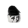 Klasické marbled sandály Cozzzy „Black White“