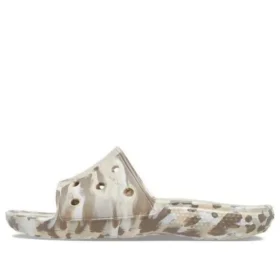 Klasické marbled sandály „White Brown“