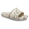 Klasické marbled sandály „White Brown“