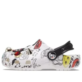 Klasické nazouváky Cruella „White Black“