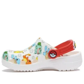 Klasické nazouváky Pokemon „White Red“