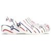 Klasické nazouváky Stars and Stripe „White Multi“