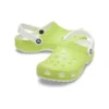 Klasické nazouváky svítící ve tmě „Lime Green White“
