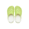 Klasické nazouváky svítící ve tmě „Lime Green White“