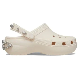Klasické nazouváky Tiara s platformou „Beige“