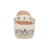 Klasické nazouváky Tiara s platformou „Beige“