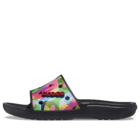 Klasické pantofle Bubble Block „Black Multi“