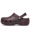 Klasické Platform Clogs „Dark Cherry“