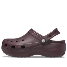 Klasické Platform Clogs „Dark Cherry“