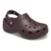 Klasické Platform Clogs „Dark Cherry“