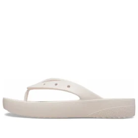 Klasické platformové žabky „White“
