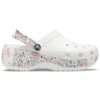 Klasické platformové nazouváky Americana Paisley „White“