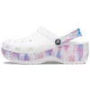 Klasické platformové nazouváky Dream „White Purple“