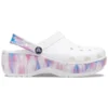 Klasické platformové nazouváky Dream „White Purple“