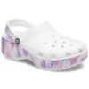 Klasické platformové nazouváky Dream „White Purple“