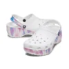 Klasické platformové nazouváky Dream „White Purple“