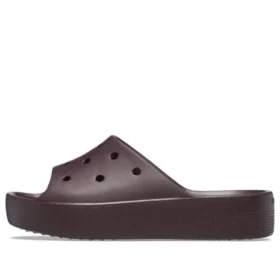 Klasické platformové pantofle „Dark Cherry“