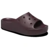 Klasické platformové pantofle „Dark Cherry“