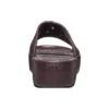 Klasické platformové pantofle „Dark Cherry“