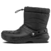 Klasické podšité kozačky a kotníkové boty Neo Puff „Black“