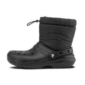 Klasické podšité kozačky a kotníkové boty Neo Puff „Black“