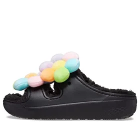 Klasické pohodlné nazouváky Daisy „Black Multi“