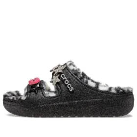 Klasické sandály Cozzzy Disco Glitter „Black“