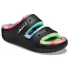 Klasické sandály Cozzzy s barveným povrchem „Black Multi“