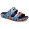 Klasické sandály Crocs Retro Floral „Blue Multi“