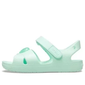 Klasické sandály s kříženými pásky „Mint Green“