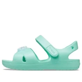 Klasické sandály s kříženými pásky „Turquoise“