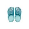 Klasické třpytivé nazouváky „Blue Teal“