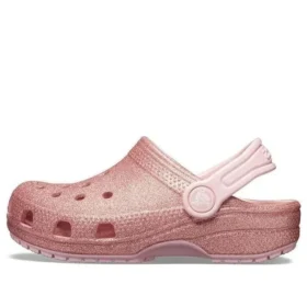 Klasické třpytivé nazouváky „Rose Pink“