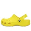 Klasické unisexové plážové sandály Crocs v zářivě žluté barvě