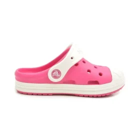 Malé sportovní sandály Crocs Outdoor bez podpatku v růžové barvě