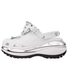 Mega Crush Clog „White Silver“