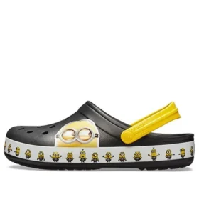 Nazouváky Crocband Minions „Black Yellow“