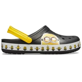 Nazouváky Crocband Minions „Black Yellow“