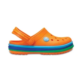 Nazouváky Crocband Rainbow Band „Orange Blue“