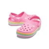 Nazouváky Crocband Rainbow Glitter „Pink“