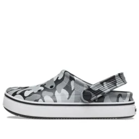 Nazouváky Off Court s potiskem „Grey Black White“