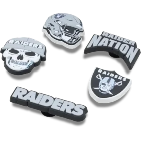 NFL Las Vegas Raiders – sada 5 ozdob na boty Jibbitz™