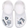 NFL Las Vegas Raiders – sada 5 ozdob na boty Jibbitz™ NFL Las Vegas Raiders – sada 5 ozdob na boty Jibbitz™