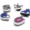 NHL® Montreal Canadiens® – balení 5 ozdob Jibbitz™