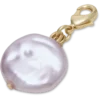 Ozdoba Jibbitz™ s růžovou perlou